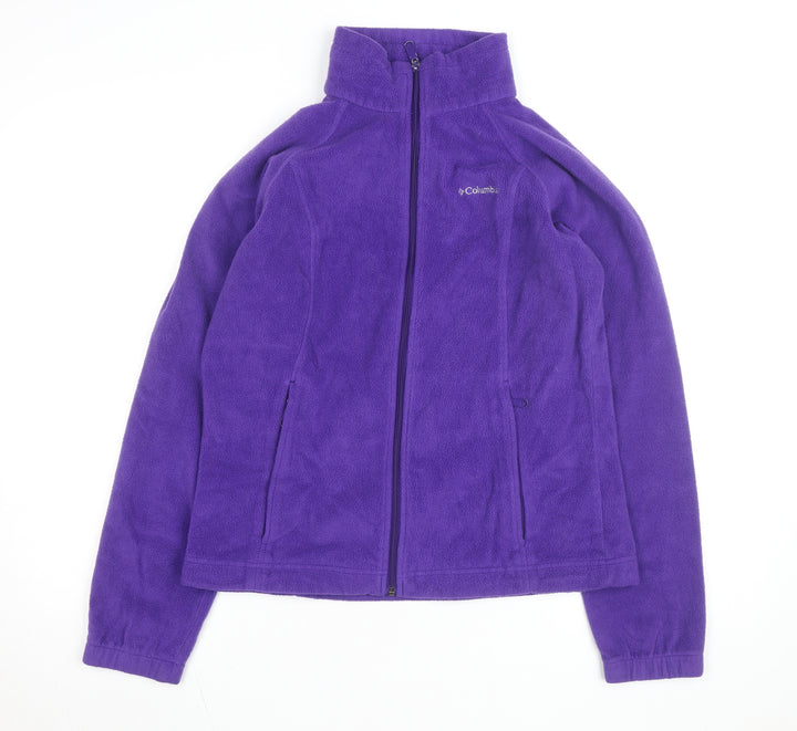 Columbia Women's Purple Fleece Full Zip Jacket Size M
