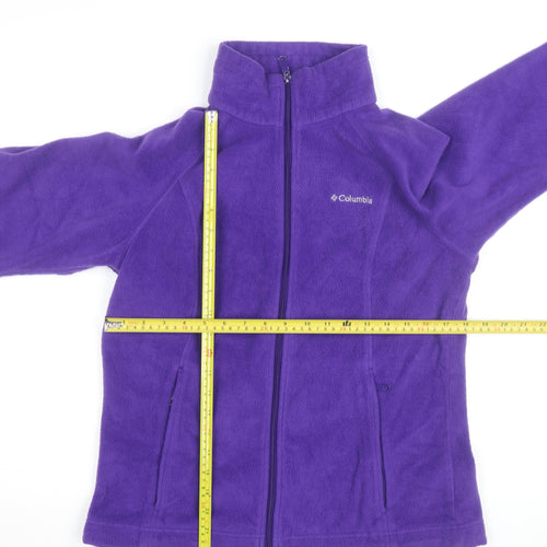 Columbia Women's Purple Fleece Full Zip Jacket Size M
