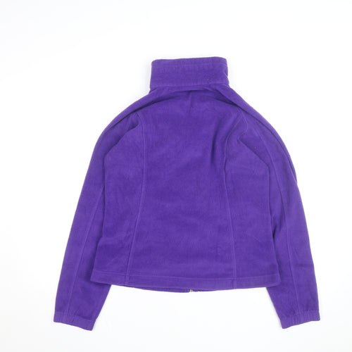 Columbia Women's Purple Fleece Full Zip Jacket Size M