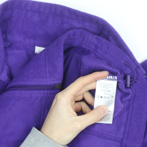 Columbia Women's Purple Fleece Full Zip Jacket Size M