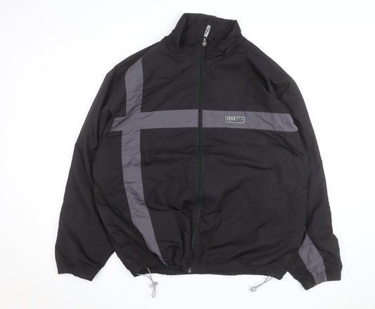 IZOD PerformX Men's Black L Windbreaker Jacket Polyester Outdoor