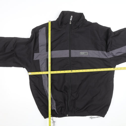 IZOD PerformX Men's Black L Windbreaker Jacket Polyester Outdoor