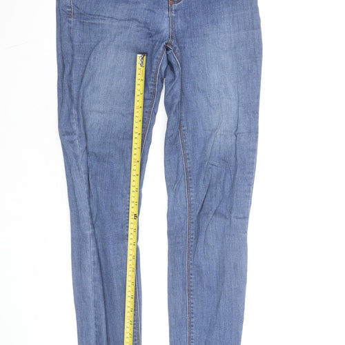 Oasis Women's Blue Mid Rise Skinny Stretch Jeans Size 12