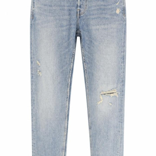ZARA Men's Blue Distressed Straight Denim Jeans Size 32