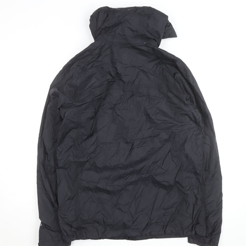 Columbia Men's Black M Waterproof Hooded Windbreaker Jacket