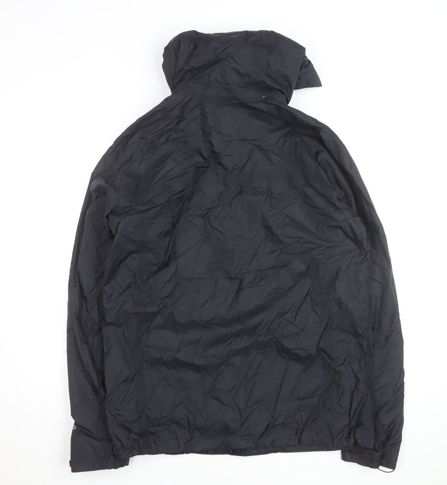 Columbia Men's Black M Waterproof Hooded Windbreaker Jacket