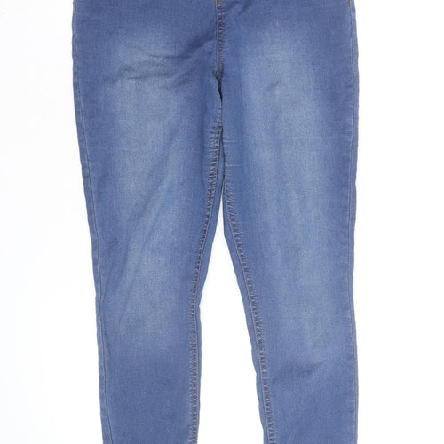 F&F Women Blue Size 14 Slim Fit Stretch Denim Jegging Jeans
