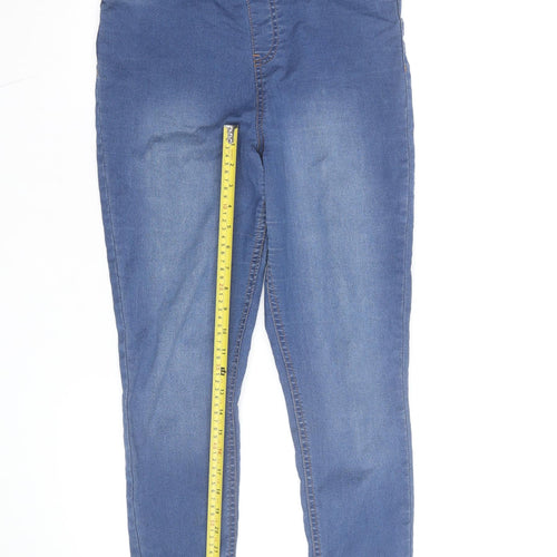 F&F Women Blue Size 14 Slim Fit Stretch Denim Jegging Jeans