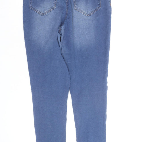 F&F Women Blue Size 14 Slim Fit Stretch Denim Jegging Jeans