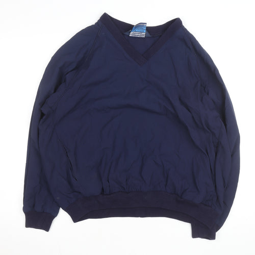 Sunderland of Scotland Men's Navy Windbreaker Pullover Jacket L Nylon