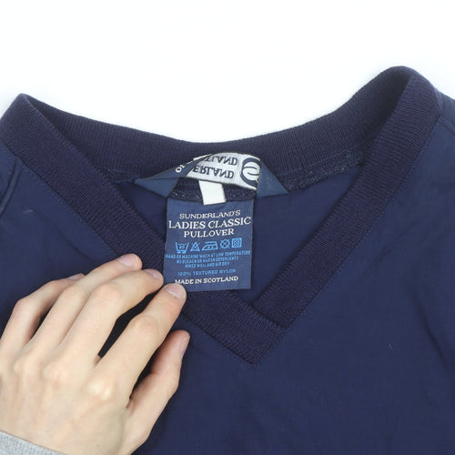Sunderland of Scotland Men's Navy Windbreaker Pullover Jacket L Nylon