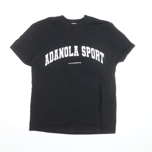 Adanola Women’s Black XS Organic Cotton Sport T-Shirt