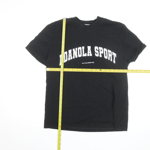 Adanola Women’s Black XS Organic Cotton Sport T-Shirt