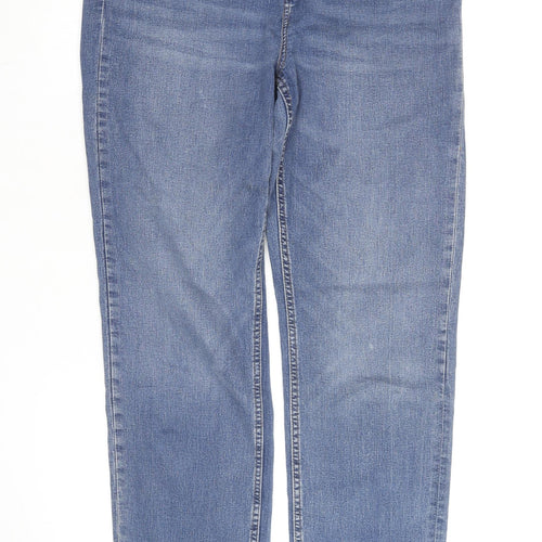 Marks and Spencer Women's Blue Sienna Straight Leg Jeans Size 16 Long Denim