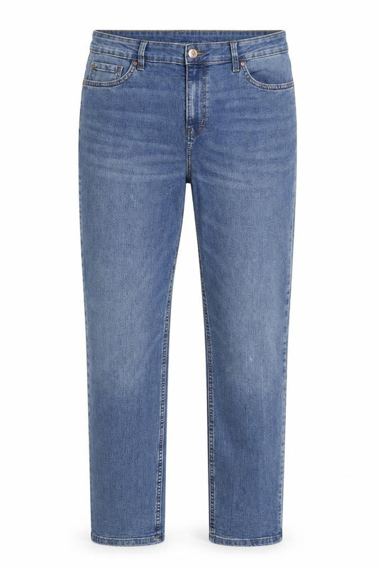 Marks and Spencer Women's Blue Sienna Straight Leg Jeans Size 16 Long Denim