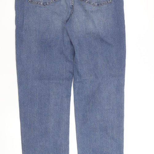 Marks and Spencer Women's Blue Sienna Straight Leg Jeans Size 16 Long Denim
