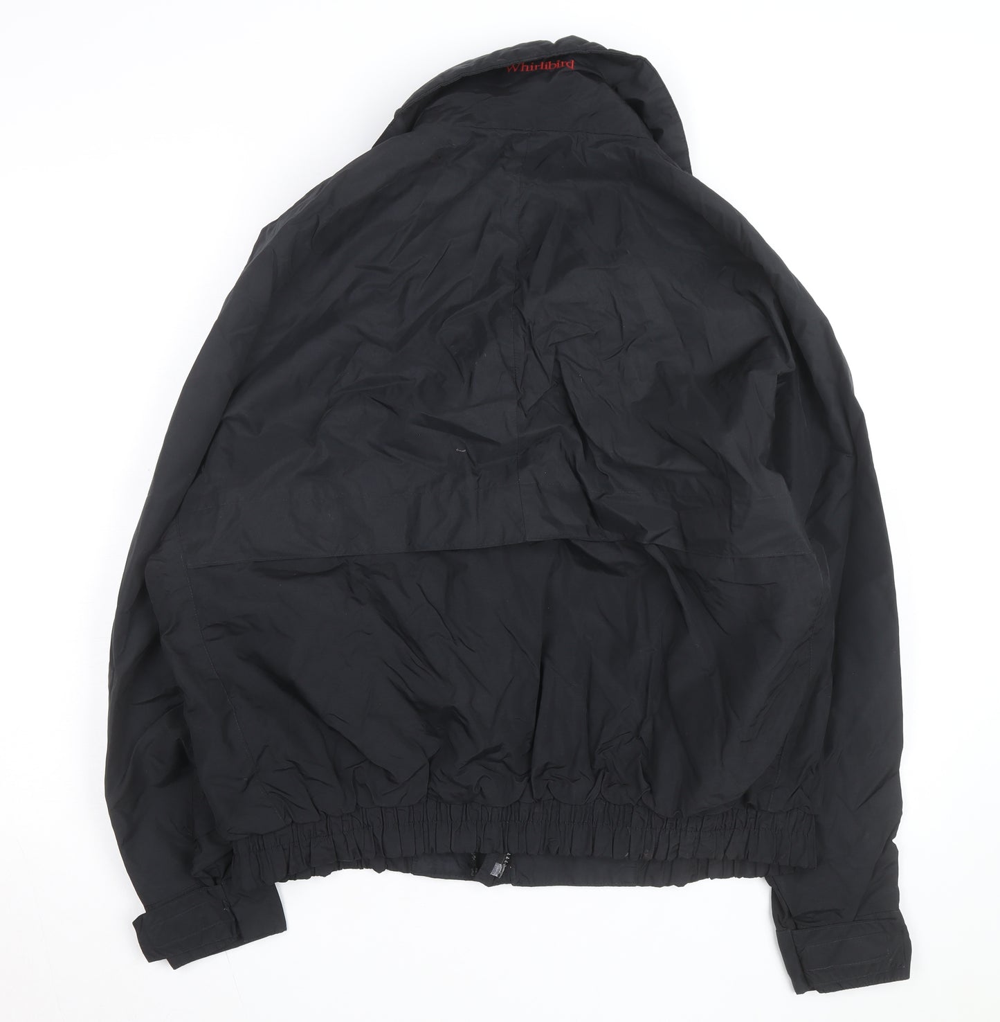 Columbia Men's Black L Windbreaker Nylon Jacket Outdoor Lined