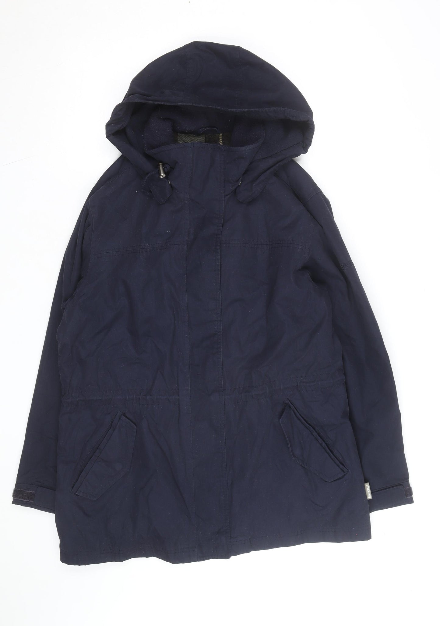Pacific Trail Men’s Blue Hooded Parka Jacket M Waterproof Outdoor Coat