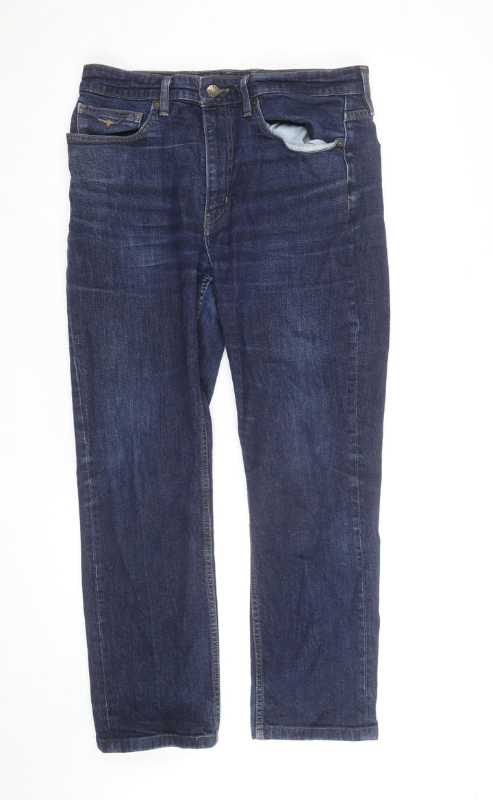 R.M. Williams Men's Blue Straight Jeans 34x32 Regular Fit Denim
