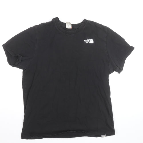 The North Face Men's Black Logo Graphic Cotton T-Shirt Size L