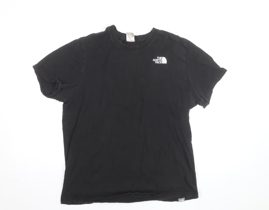 The North Face Men's Black Logo Graphic Cotton T-Shirt Size L