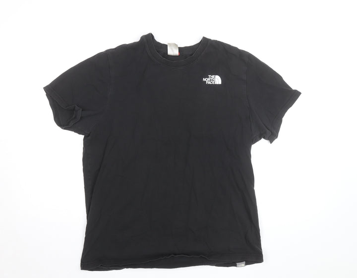 The North Face Men's Black Logo Graphic Cotton T-Shirt Size L
