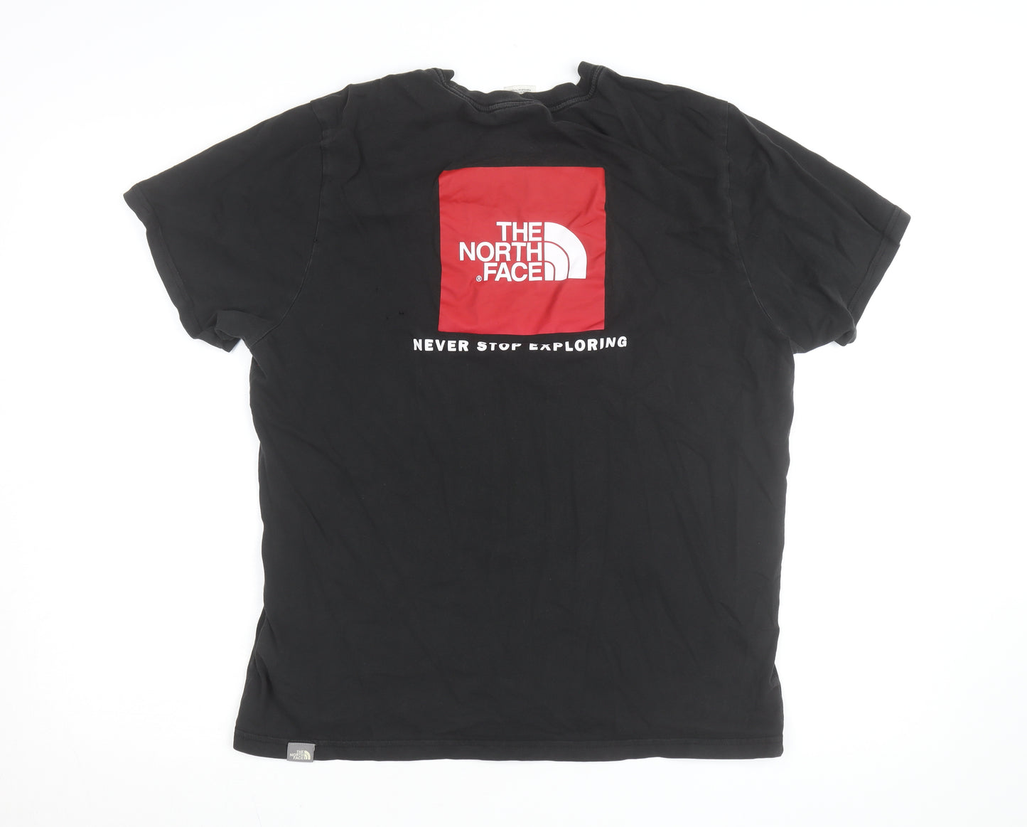 The North Face Men's Black Logo Graphic Cotton T-Shirt Size L
