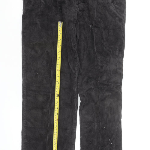 Wrangler Men's Black Corduroy Trousers 32W 31L Regular Fit