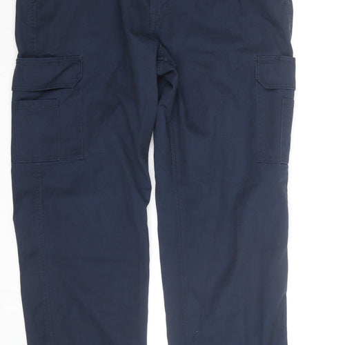 Tradesmax Pro Men's Blue Cargo Workwear Trousers 36W 32L