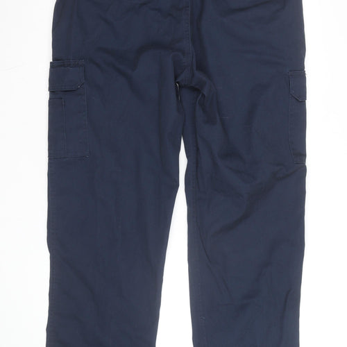 Tradesmax Pro Men's Blue Cargo Workwear Trousers 36W 32L