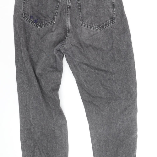 Pull&Bear Women’s Grey High Rise Mom Jeans Size 6