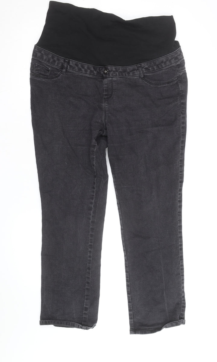 Dorothy Perkins Women’s Black Maternity Skinny Jeans Size 16