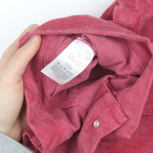 Oliver Bonas Women’s Pink Wide-Leg Corduroy Jeans Size 12