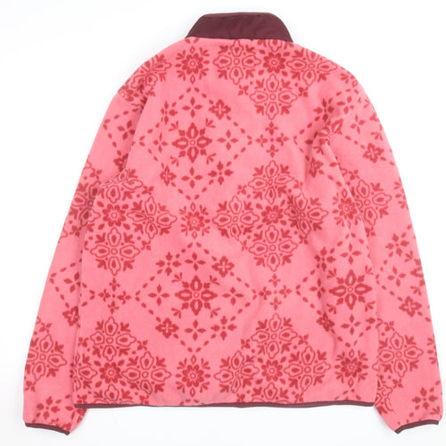 Passenger Women’s Pink Floral Fleece Jacket XL Hiking Outdoor