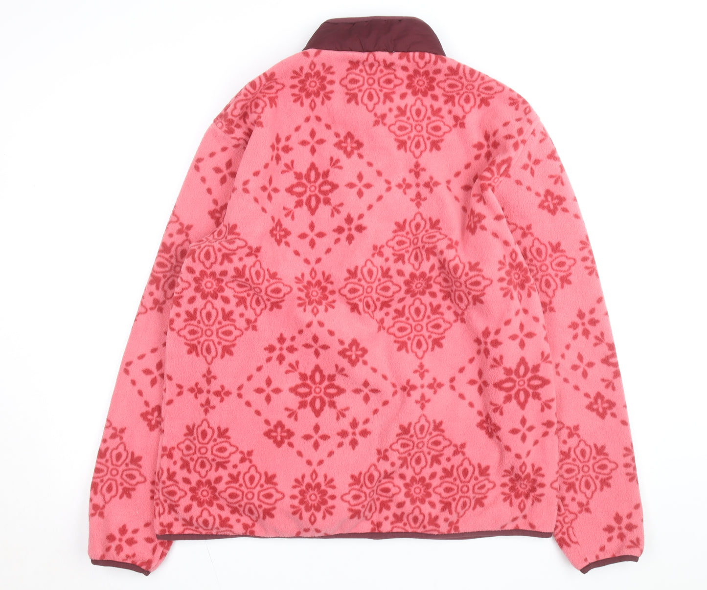 Passenger Women’s Pink Floral Fleece Jacket XL Hiking Outdoor