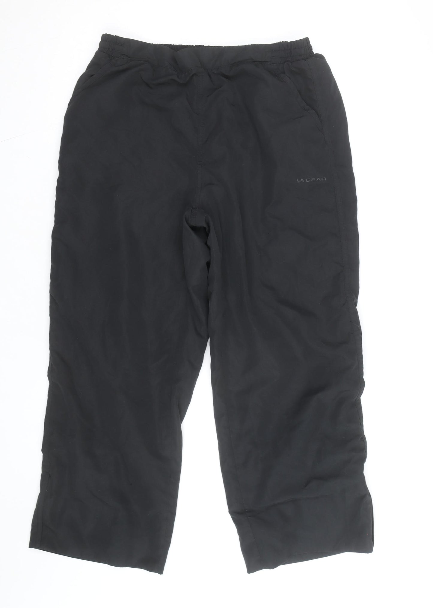 LA Gear Womens Black Size 14 Track Pants Activewear Trousers