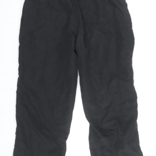 LA Gear Womens Black Size 14 Track Pants Activewear Trousers