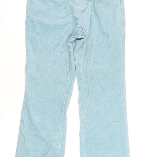Liz Claiborne Women's Blue Petite Chino Corduroy Trousers Size 8