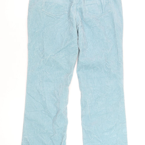 Liz Claiborne Women's Blue Petite Chino Corduroy Trousers Size 8