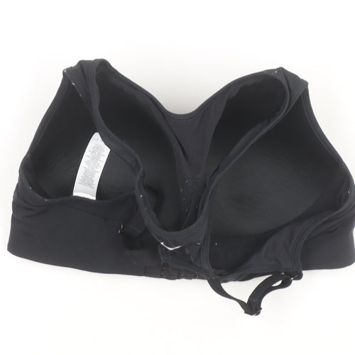 Nike Women's Black Racerback Sports Bra M Moisture Wicking Stretch