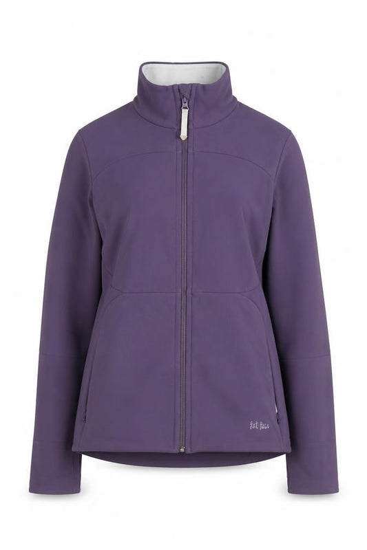 Fat Face Women Purple Soft Shell Active Jacket Size 10