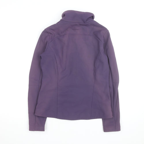 Fat Face Women Purple Soft Shell Active Jacket Size 10