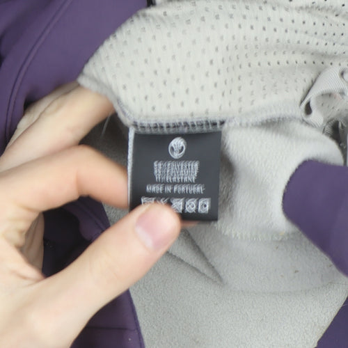 Fat Face Women Purple Soft Shell Active Jacket Size 10