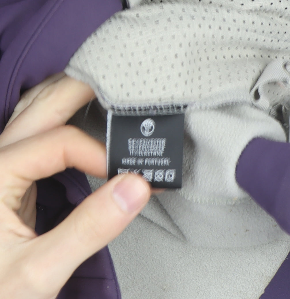 Fat Face Women Purple Soft Shell Active Jacket Size 10