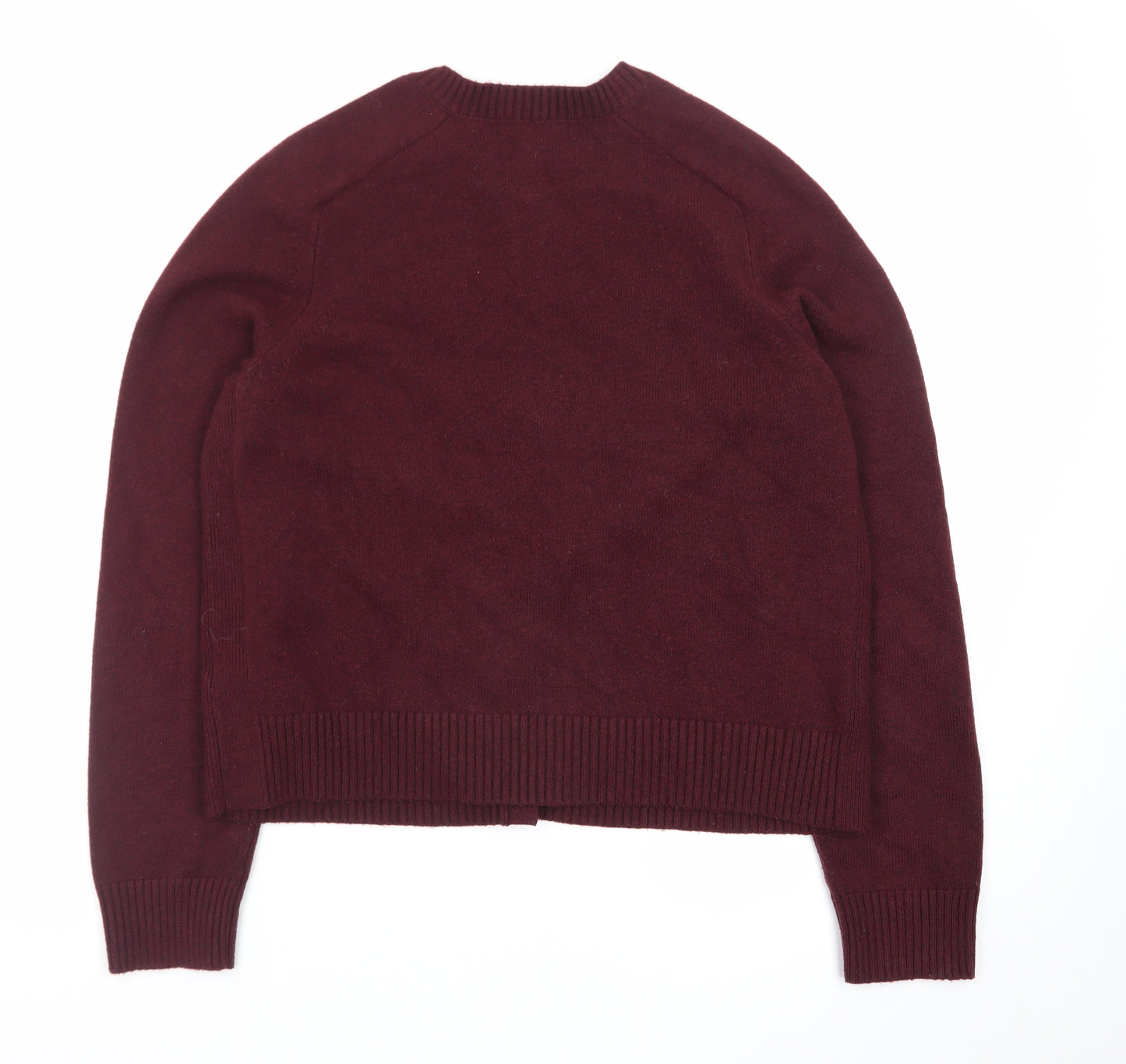 Marks and Spencer Womens Red Crew Neck Cardigan Size M