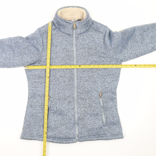 Regatta Women Blue Full Zip Fleece Jacket Size 16 Lined Outdoor