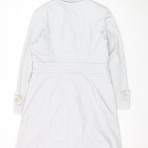 Marks and Spencer Women's White Size 14 Single-Breasted Suit Jacket
