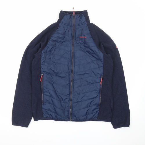 Craghoppers Men's Blue Full Zip Fleece Soft Shell Jacket Size M
