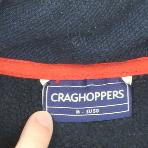Craghoppers Men's Blue Full Zip Fleece Soft Shell Jacket Size M