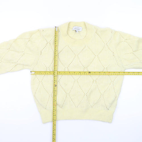 & Other Stories Women Yellow Wool Alpaca Knit Pullover Jumper S